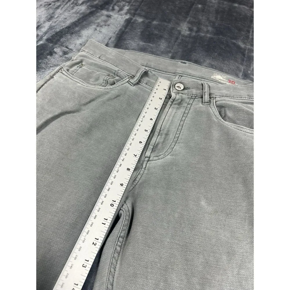 Faherty Comfort Twill Jeans Mens 30x29 Slate Gray Stretch Straight Leg - Picture 8 of 13